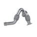 MBRP FAL2313 Turbo Exhaust Up-Pipe Dual For 03-07 Ford 6.0L Powerstroke Aluminized Steel Carb EO Num. D-763-3 For 03-07 Ford 6.0L Powerstroke MBRP - Truck Part Superstore