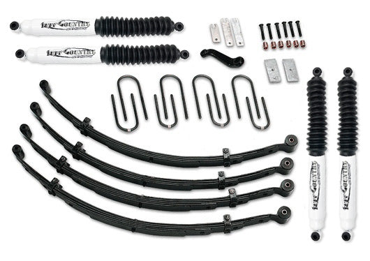 Tuff Country 42703KH 4 Inch Suspension Lift Kit 76-86 Jeep CJ5/CJ7 EZ-Ride w/ SX6000 Shocks Tuff Country - Truck Part Superstore