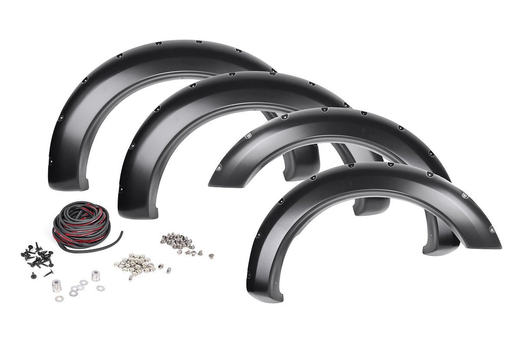 Rough Country F-D10917 Dodge Pocket Fender Flares w/Rivets 19-20 Ram 2500/3500 Rough Country - Truck Part Superstore