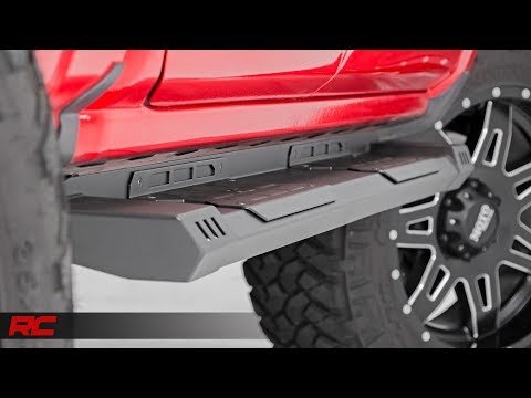 Rough Country SRB01950 RAM HD2 Running Boards 19-20 RAM 1500 Crew Cab Rough Country - Truck Part Superstore