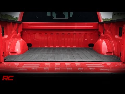 Rough Country RCM680 GM Bed Mat RC Logos 07-18 1500 / 07-19 HD PU - 5 Foot 8 Inch Bed Rough Country - Truck Part Superstore