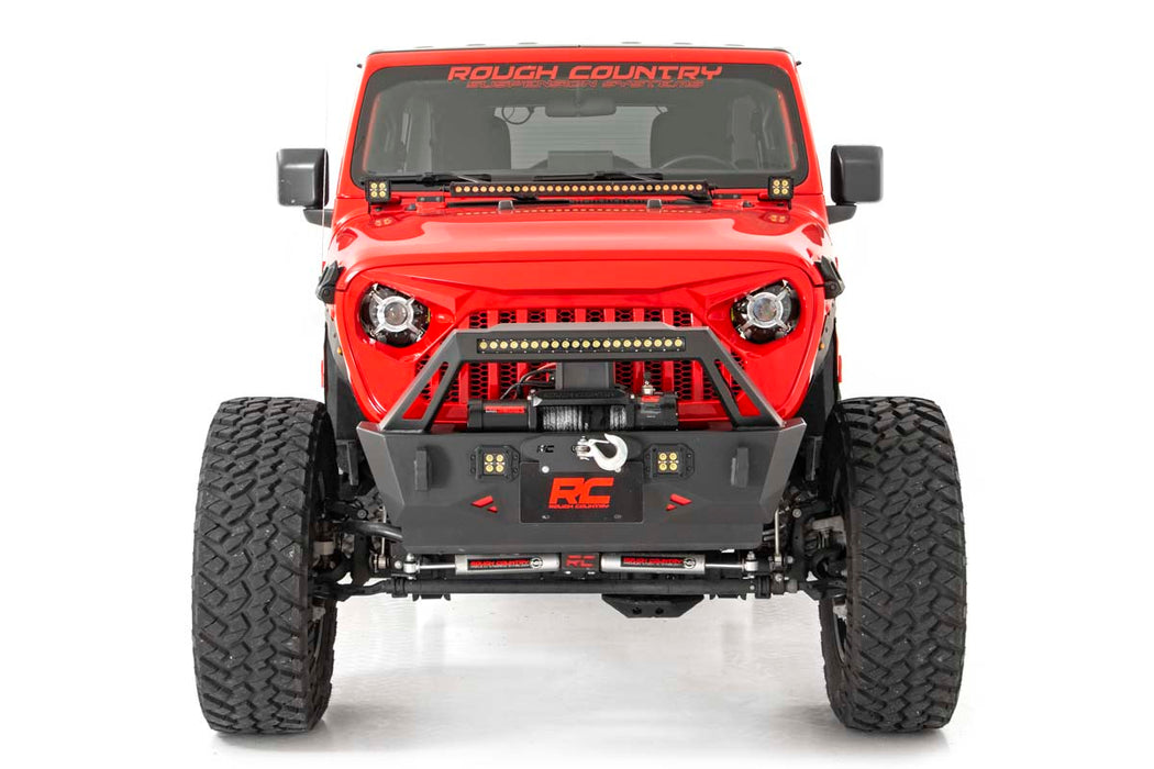 Rough Country 10496 Jeep JL/Gladiator Angry Eyes Replacement Grille 2018-Pres Jeep JL/Gladiator Rough Country - Truck Part Superstore