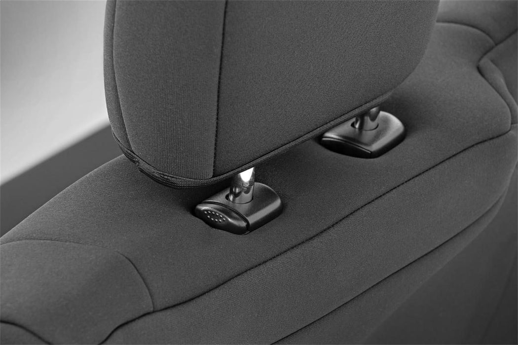 Rough Country 91025 Neoprene Front & Rear Seat Covers Black 14-18 Silverado/Sierra 1500 Rough Country - Truck Part Superstore