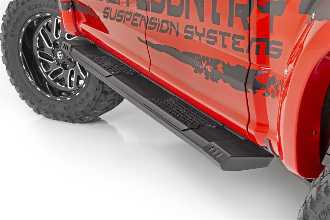 Rough Country SRB071777 HD2 Running Boards 07-19 Silverado/Sierra Ext. Cab Rough Country - Truck Part Superstore