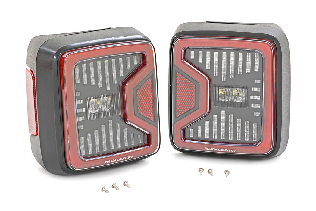 Rough Country RCH5900 LED Tail light 18-22 Jeep Wrangler JL 4WD Rough Country - Truck Part Superstore