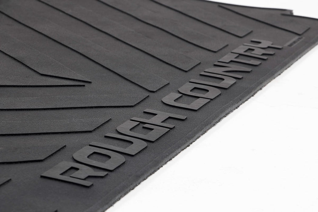 Rough Country RCM677 GM Bed Mat w/RC Logos 19-21 Silverado/Sierra 1500 8ft Bed Rough Country - Truck Part Superstore